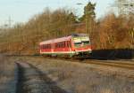 628 470 ist als RB Kusel - Kaiseslautern am 14.01.2012 in Kennelgarten