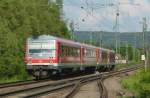 628/928 480 und 628/629 903 sind als Lz am 20.05.2012 in Landstuhl