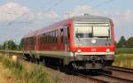 928 426 DB Gubodenbahn bei Radldorf am 10.07.2012.