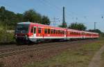 628 473 und 628 467 sind als RB Kaiserslautern - Kusel am 06.07.2012 in Kennelgarten