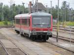 628 243 abgestellt im Ehemaligen Gterbahnhof von Schwerin  am 12.09.2012