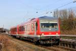 628 626 mit einer RB nach Aschau im Chiemgau bei der Ausfahrt in Prien.