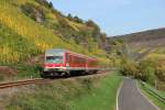 928 592 als RB 94 (Bullay - Traben-Trabach) zwischen Reil und Kvenig am 20.10.2012