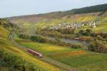 928 592 als RB 94 (Bullay - Traben-Trabach) zwischen Reil und Kvenig am 20.10.2012