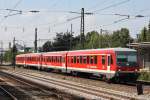 928 578 und 928 585 am 17.8.12 in Mnchen-Heimeranplatz.