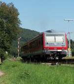 Nebenbahn Idylle in Eppelborn -     Bis zum November 2009 war zwischen Lebach und Illingen auf der KBS 681 noch die alte  Signal Technik in Betrieb.