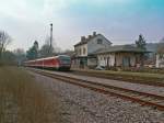 628 705 mit Sonderzug aus Bouzonville nach Dillingen am 29.3.13 in Hemmersdorf.