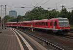 628 644 am 31.05.2013 beim Rangieren mit zwei weiteren 628er Einheiten in Damstadt Hbf.