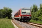 628 497 als RB 11487 von Bedburg (Erft) nach Horrem bei Paffendorf am 07.06.13