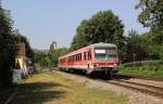 928 345 (Friedrichshafen Hafen - Lindau Hbf) in Lindau-Aeschach am 03.08.13