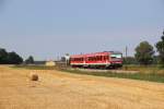 628 559 als S(A) 29319 (Altomünster -Dachau Bahnhof) bei Arnbach am 17.08.13