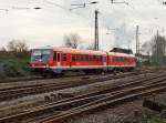 Der 928 538 als RB 38 nach Neuss in Grevenbroich.