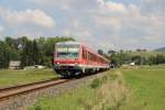 628 655 & 628 441 als RB 28322 (Fürth(Odenw) - Weinheim(Bergstr)) bei Zotzenbach am 29.08.13