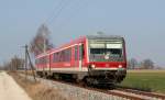 628 424 am 8.3.14 bei Radldorf als RB 27575