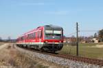 628 567 und 628 566 am 11.03.2014 bei Kleinberghofen.