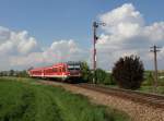 Der 628 612 als RB nach Mühldorf am 26.04.2014 unterwegs bei Fürstenzell.