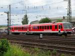 DB WestFrankenBahn 628 267 am 14.06.14 in Koblenz Lützel von einen Öffentlichen Fotopunkt aus Fotografiert