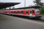 Südostbayernbahn in Neuss: 628 433 (hinter dem heimischen 628 500) zur Aushilfe auf der RB 38, 28.7.14.