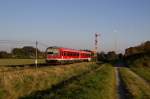 928 617 als RB 14930 (Schöppenstedt - Braunschweig Hbf) in Schöppenstedt am 04.10.14