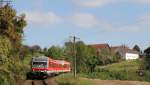 628 432-7 als RB 27326 (Passau Hbf-Mühldorf(Oberbay)) bei Neukirchen 4.10.14