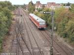  Nachschuss  auf 628 224, der am 20.8.14 in den Bahnhof Blaufelden rollte.