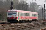 EVB 628 154-6 als RB 76 nach Rotenburg(Wümme) unterwegs für DB Regio bei der Ausfahrt aus Verden(Aller) 24.3.2015