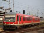 928 650-0 beim Rangieren im Rostocker Hbf.10.04.2015 