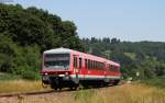 628 346-8 als RB 22392 (Ulm Hbf-Münsingen) bei Arnegg 2.7.15