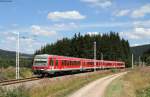 628 702-3 und 628 562-1 als RB 26944 (Neustadt(Schwarzw)-Titisee) bei Neustadt 22.8.15