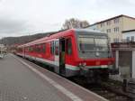 DB Regio 628 450 am 14.11.15 in Weinheim (Bergstraße) Bahnhof 