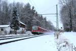 Zwei 628 zu sehen am 17.01.16 in Plauen/V.