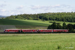 Triebwagenüberführung von Mühldorf nach Chemnitz, Aufgenommen in Ruppertsgrün/Pöhl am 18.06.2016