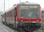 Ein Ulmer 628 als RB nach Lindau   Ende April 2016 in Wangen Allgäu