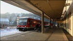 Nur EIN Bahnsteiggleis -    ...