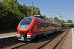 Schulungsfahrt - Triebzug 632 105 am 29.06.2018 in Dortmund Signal Iduna Park.