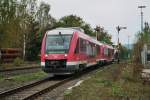 Die Rothaar-Bahn auf dem Weg nach Bad Berleburg (Ferndorf 17.10.2007)