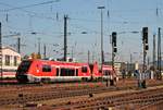 Am Nachmittag des 18.10.2017 rangierte 641 016  Grenzach Whylen  zusammen mit 641 011  Haltingen  im nördlichen Vorfeld vom Badischen Bahnhof in Basel.