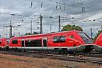 Portrait von 641 017, als dieser am Nachmittag des 25.09.2019 zwischen 641 016 und 641 004 als Lokzug aus dem BW Haltingen in den Badischen Bahnhof von Basel fuhr.