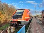 DB 641 023 als RB 16390 nach Bad Langensalza, am 07.11.2021 in Gotha.