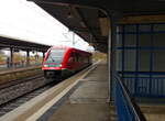 DB 641 011 als RB 16863 nach Zeitz, am 05.11.2021 in Weißenfels.