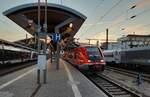 DB 641 021 als RB 16294 nach Mühlhausen (Thür) + 641 022 ins DB Werk, am 30.09.2021 in Erfurt Hbf.