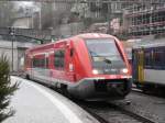 DB - Triebwagen 641 002-1 bei der Einfahrt in den Bahnhof von Schaffhausen am 01.01.2008