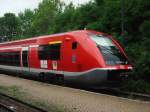 641 033-6 am 14.08.2004 im Bahnhof Smmerda, der Triebwagen fhrt auf der Pfefferminzbahn (Straufurt-Smmerda-Groheringen), welche am 14.08.