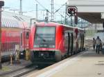 DB - Regio mit dem TW 641 006-1 im Bahnhof Basel Badisch am 28.07.2012