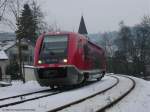 DB BR 641 015-3 Kurz vor Neuhausen Bad Bf am 08.02.2003