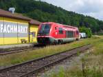 641 013  Basel  am 30.6.2013 im Bahnhof Stühlingen.