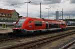 Hier 641 026-0 als RE3025 von Bamberg nach Hof Hbf., bei der Einfahrt am 18.8.2014 in Hof Hbf.