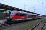 642 078-9 stand am Morgen des 10.03.2017 als RB 13110(Tessin-Wismar)im Rostocker Hbf von Mo-Fr fährt diese RB mit 2x642er.