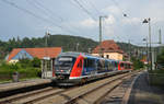 Am Abend des 15.06.19 rollte 642 037 zusammen mit 642 035 als Re von Litomerice mesto kommend durch Kurort Rathen Richtung Dresden.