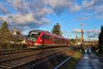 DB Westfrankenbahn 642 164 am 14.12.19 bei Hanau Südausfahrt 